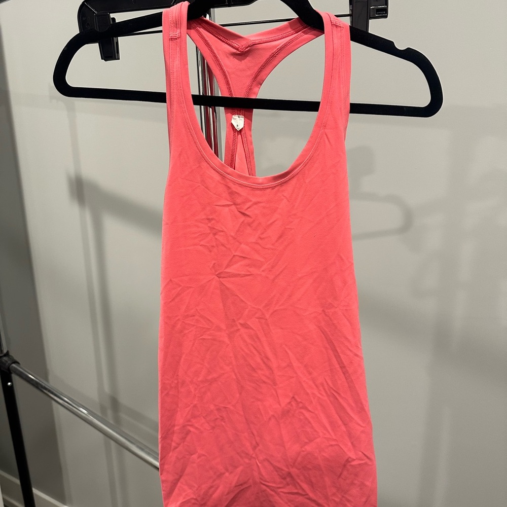 Lululemon Pink Racerback Tank Top 8